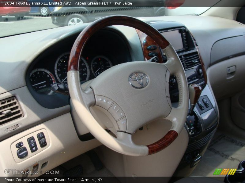 Aspen Green Pearl / Fawn Beige 2004 Toyota Sienna XLE Limited AWD