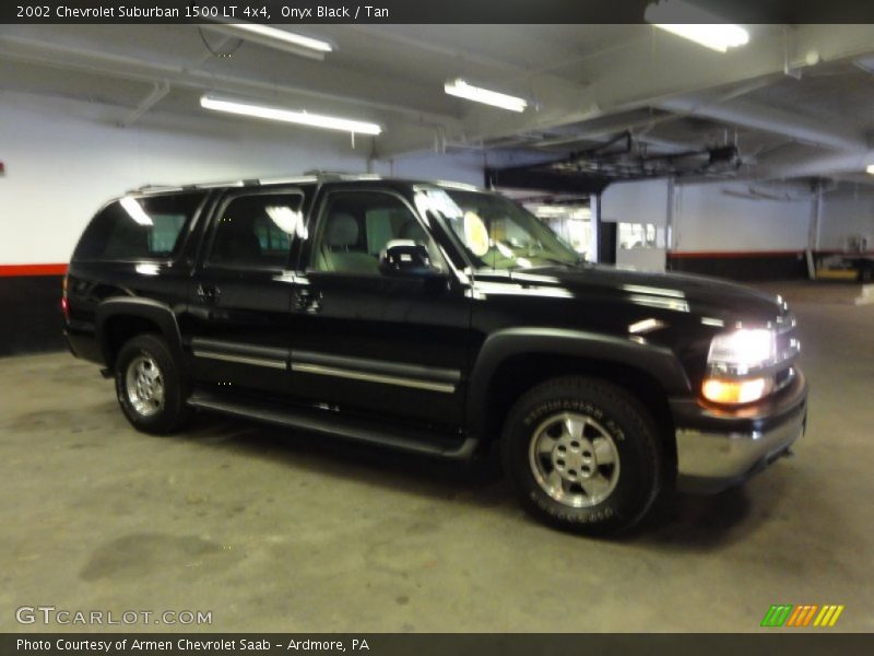 Onyx Black / Tan 2002 Chevrolet Suburban 1500 LT 4x4