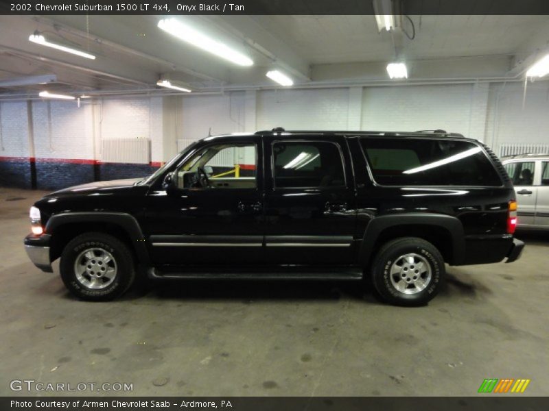 Onyx Black / Tan 2002 Chevrolet Suburban 1500 LT 4x4