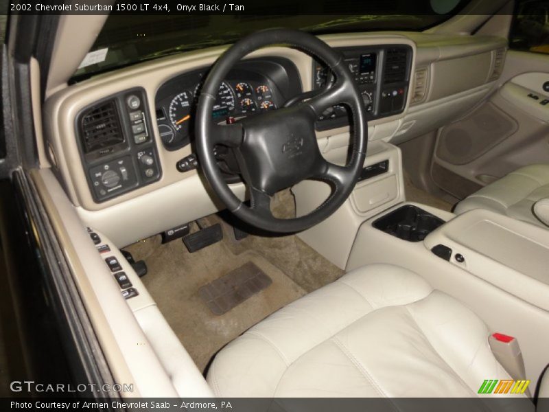  2002 Suburban 1500 LT 4x4 Tan Interior