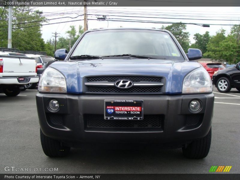 Nautical Blue Metallic / Gray 2006 Hyundai Tucson Limited 4x4