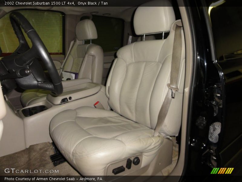 Onyx Black / Tan 2002 Chevrolet Suburban 1500 LT 4x4