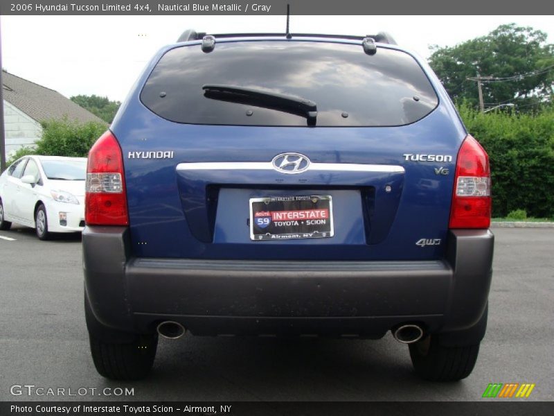 Nautical Blue Metallic / Gray 2006 Hyundai Tucson Limited 4x4