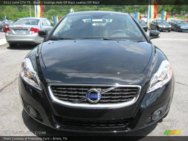 Black / Soverign Hide Off Black Leather/Off Black 2011 Volvo C70 T5