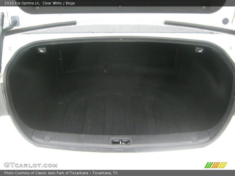Clear White / Beige 2010 Kia Optima LX