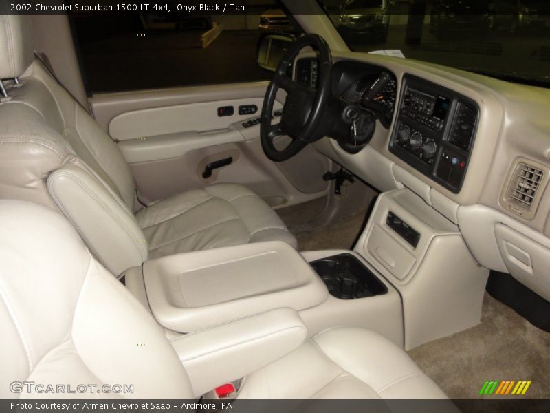 Onyx Black / Tan 2002 Chevrolet Suburban 1500 LT 4x4