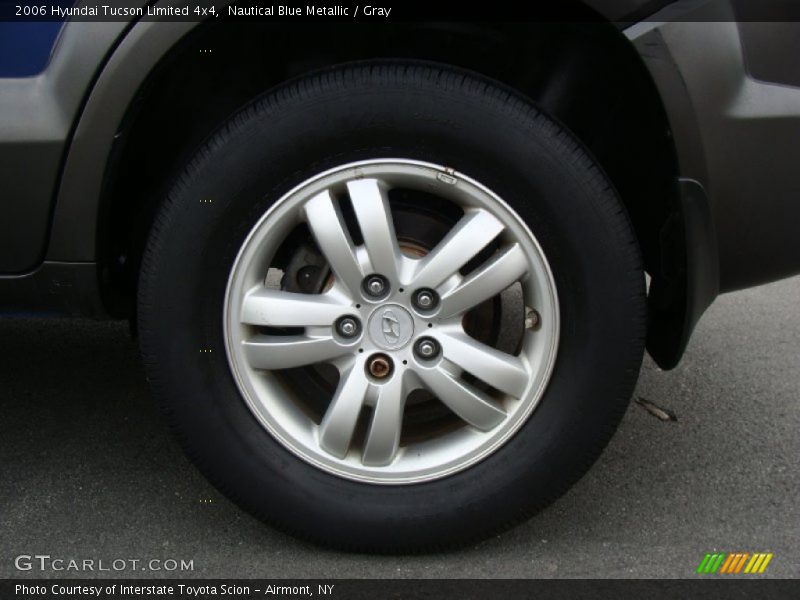 Nautical Blue Metallic / Gray 2006 Hyundai Tucson Limited 4x4