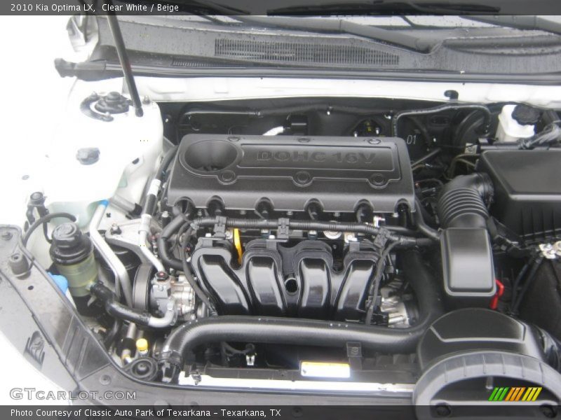 Clear White / Beige 2010 Kia Optima LX