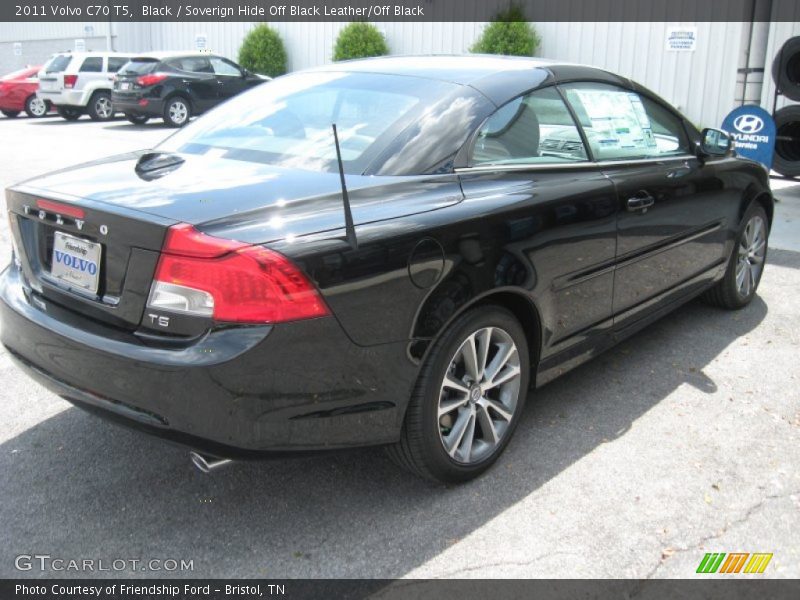 Black / Soverign Hide Off Black Leather/Off Black 2011 Volvo C70 T5