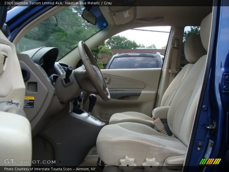 Nautical Blue Metallic / Gray 2006 Hyundai Tucson Limited 4x4
