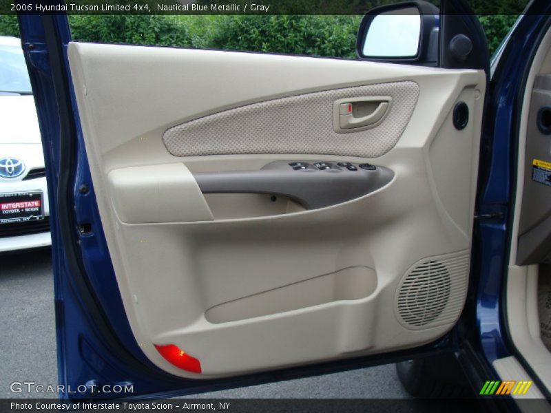 Nautical Blue Metallic / Gray 2006 Hyundai Tucson Limited 4x4