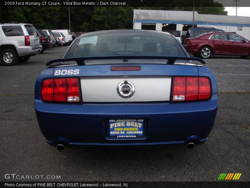 Vista Blue Metallic / Dark Charcoal 2009 Ford Mustang GT Coupe