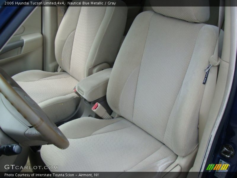 Nautical Blue Metallic / Gray 2006 Hyundai Tucson Limited 4x4