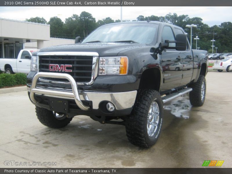 Carbon Black Metallic / Ebony 2010 GMC Sierra 2500HD SLE Crew Cab 4x4