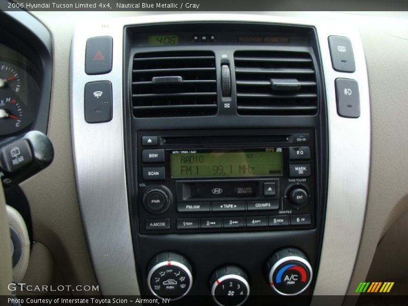 Nautical Blue Metallic / Gray 2006 Hyundai Tucson Limited 4x4