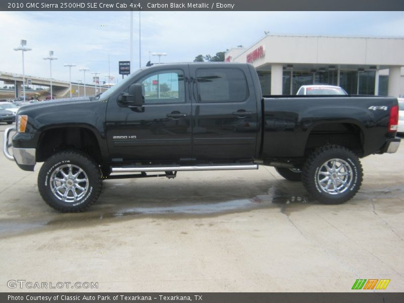 2010 Sierra 2500HD SLE Crew Cab 4x4 Carbon Black Metallic