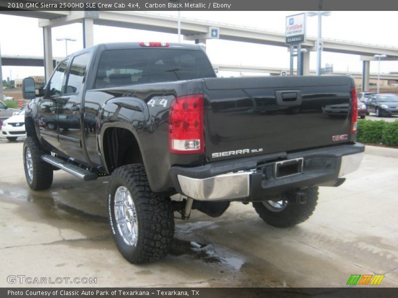 Carbon Black Metallic / Ebony 2010 GMC Sierra 2500HD SLE Crew Cab 4x4