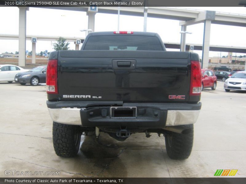 Carbon Black Metallic / Ebony 2010 GMC Sierra 2500HD SLE Crew Cab 4x4