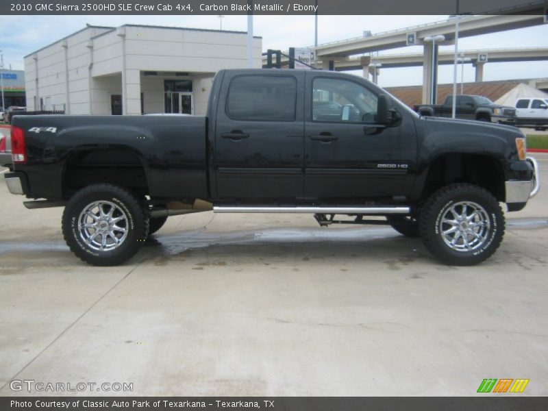Carbon Black Metallic / Ebony 2010 GMC Sierra 2500HD SLE Crew Cab 4x4