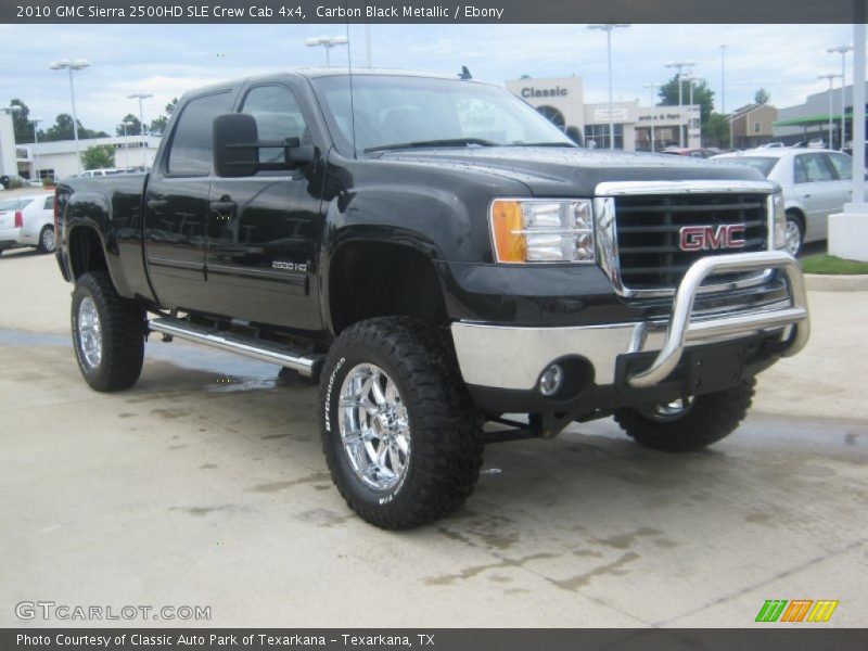 Carbon Black Metallic / Ebony 2010 GMC Sierra 2500HD SLE Crew Cab 4x4