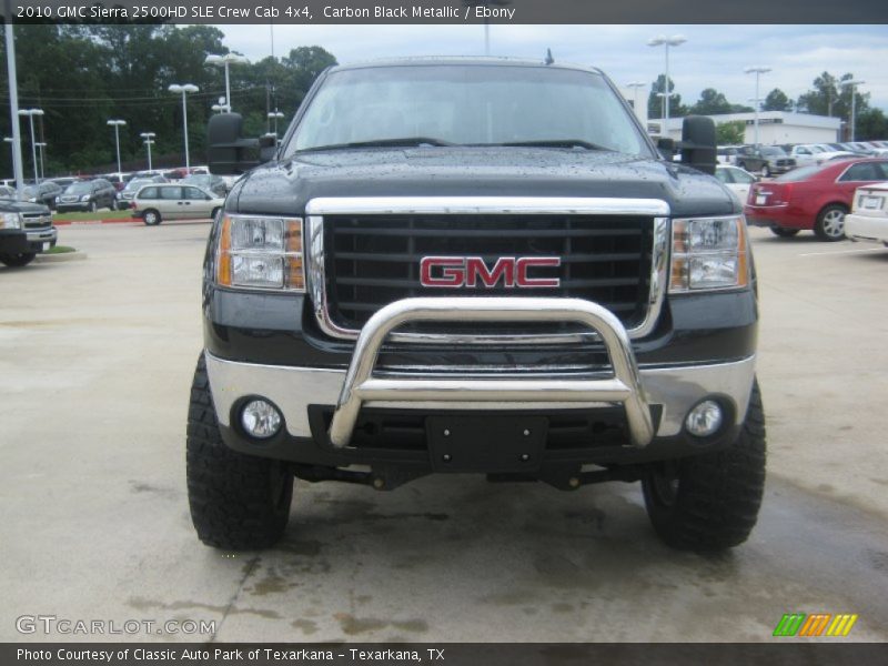 Carbon Black Metallic / Ebony 2010 GMC Sierra 2500HD SLE Crew Cab 4x4