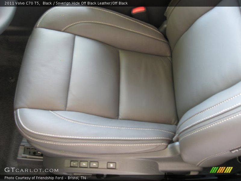 Black / Soverign Hide Off Black Leather/Off Black 2011 Volvo C70 T5