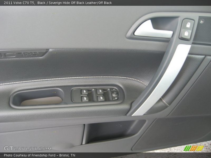 Black / Soverign Hide Off Black Leather/Off Black 2011 Volvo C70 T5