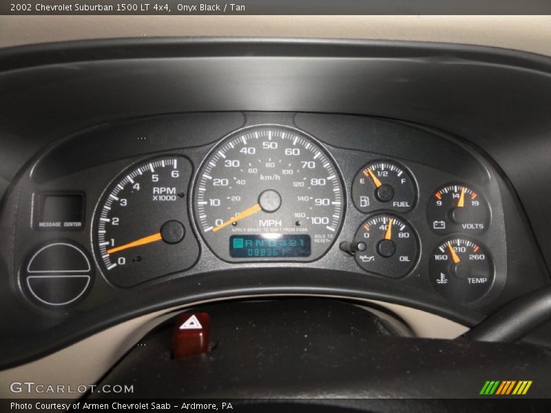  2002 Suburban 1500 LT 4x4 1500 LT 4x4 Gauges