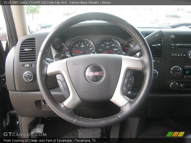 Carbon Black Metallic / Ebony 2010 GMC Sierra 2500HD SLE Crew Cab 4x4