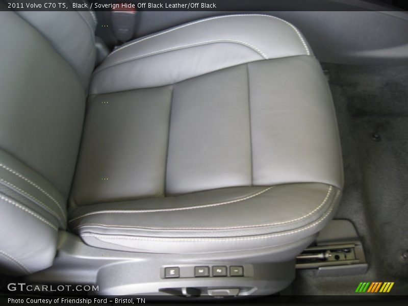 Black / Soverign Hide Off Black Leather/Off Black 2011 Volvo C70 T5