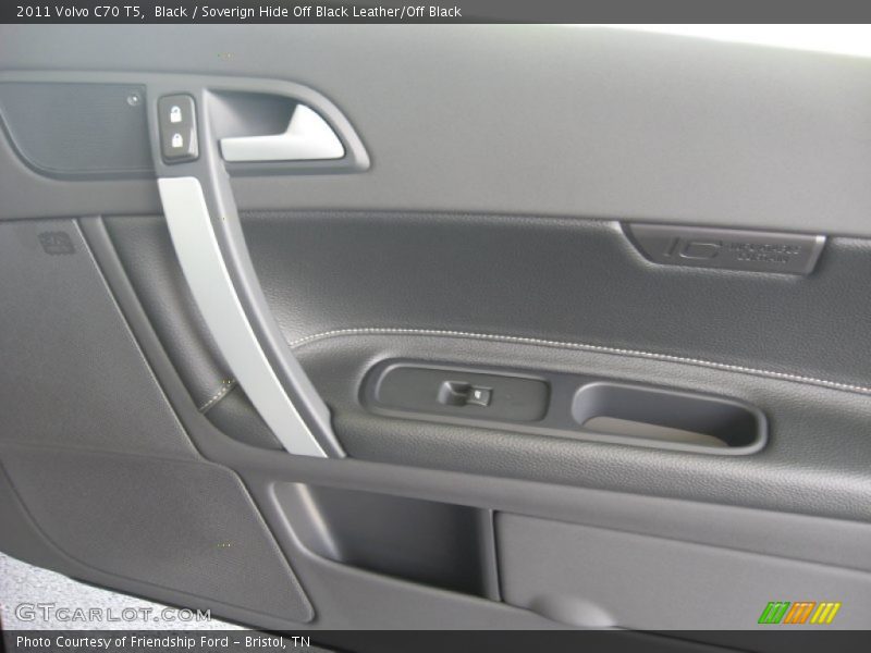 Black / Soverign Hide Off Black Leather/Off Black 2011 Volvo C70 T5