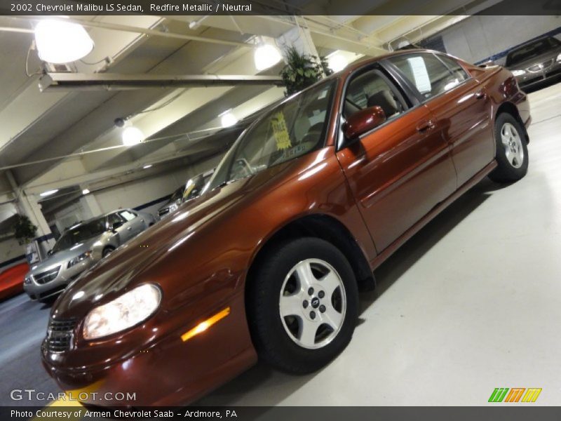 Redfire Metallic / Neutral 2002 Chevrolet Malibu LS Sedan