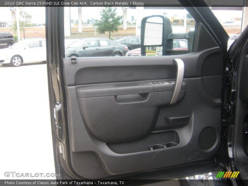 Carbon Black Metallic / Ebony 2010 GMC Sierra 2500HD SLE Crew Cab 4x4