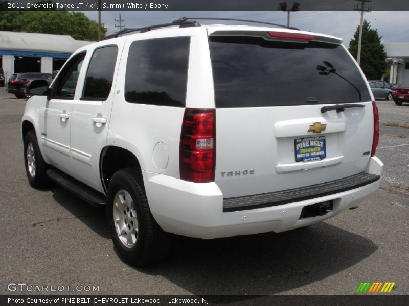 Summit White / Ebony 2011 Chevrolet Tahoe LT 4x4
