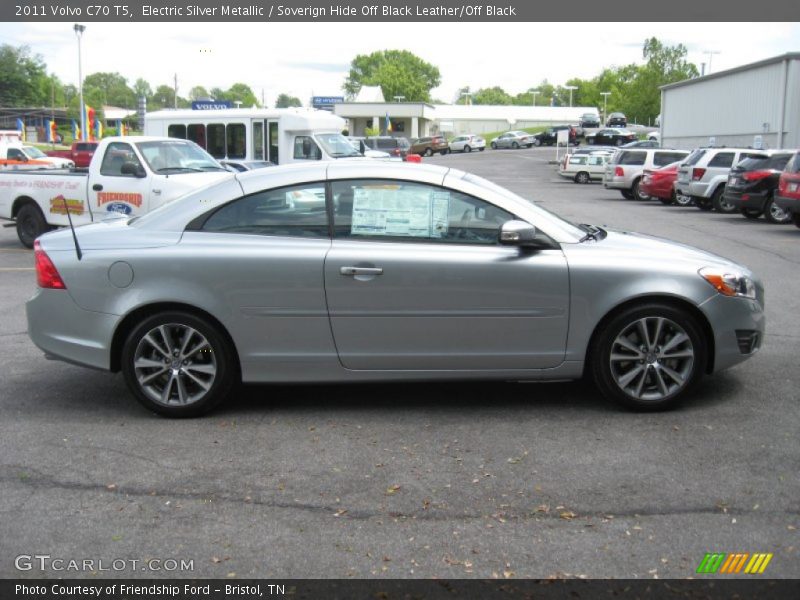Electric Silver Metallic / Soverign Hide Off Black Leather/Off Black 2011 Volvo C70 T5