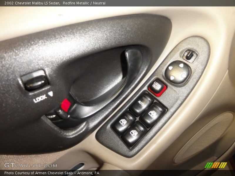 Redfire Metallic / Neutral 2002 Chevrolet Malibu LS Sedan