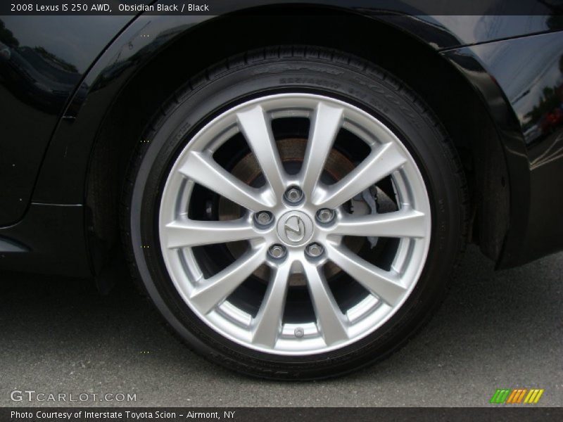 Obsidian Black / Black 2008 Lexus IS 250 AWD