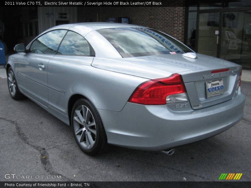 Electric Silver Metallic / Soverign Hide Off Black Leather/Off Black 2011 Volvo C70 T5