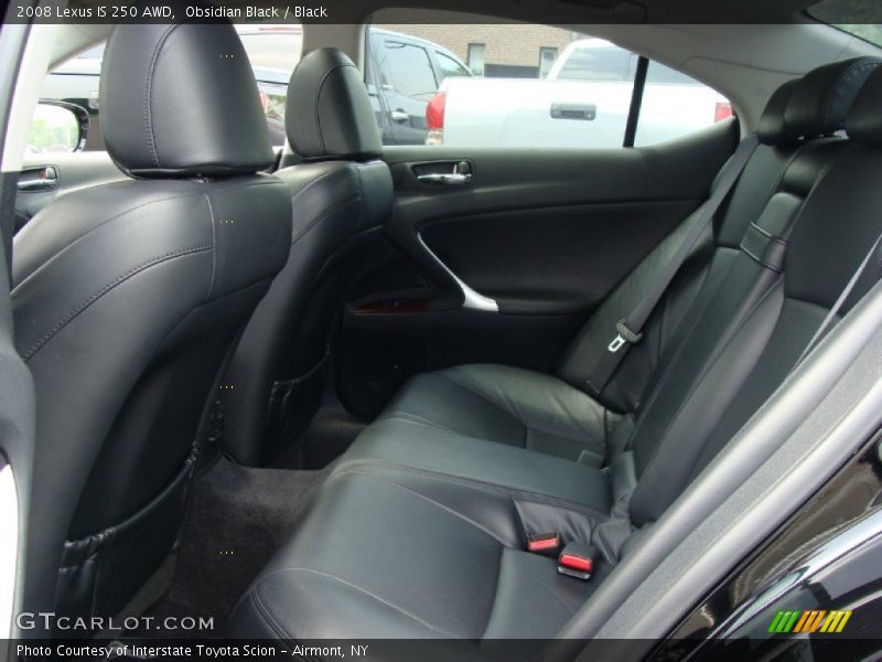 Obsidian Black / Black 2008 Lexus IS 250 AWD