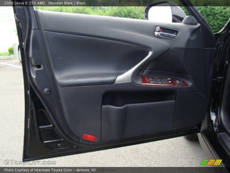 Obsidian Black / Black 2008 Lexus IS 250 AWD