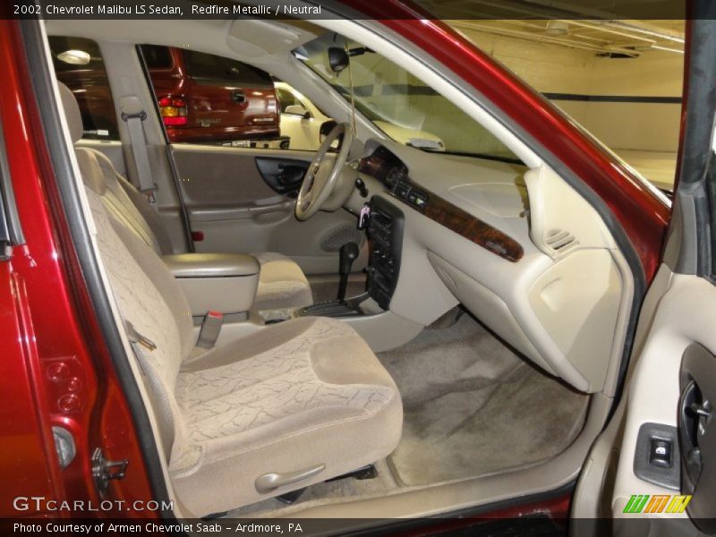 Redfire Metallic / Neutral 2002 Chevrolet Malibu LS Sedan