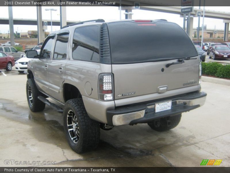 Light Pewter Metallic / Tan/Neutral 2003 Chevrolet Tahoe LS 4x4