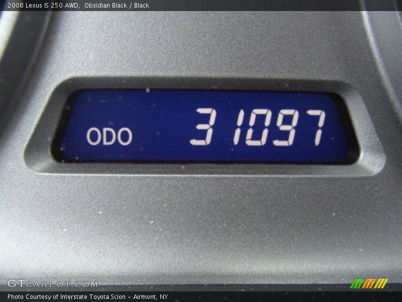 Obsidian Black / Black 2008 Lexus IS 250 AWD