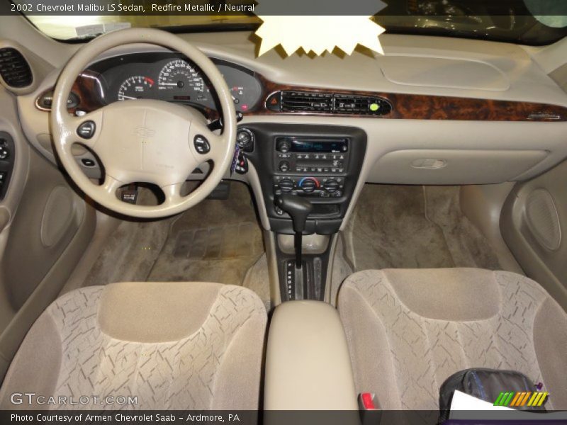 Redfire Metallic / Neutral 2002 Chevrolet Malibu LS Sedan