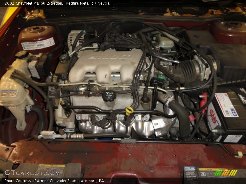 Redfire Metallic / Neutral 2002 Chevrolet Malibu LS Sedan