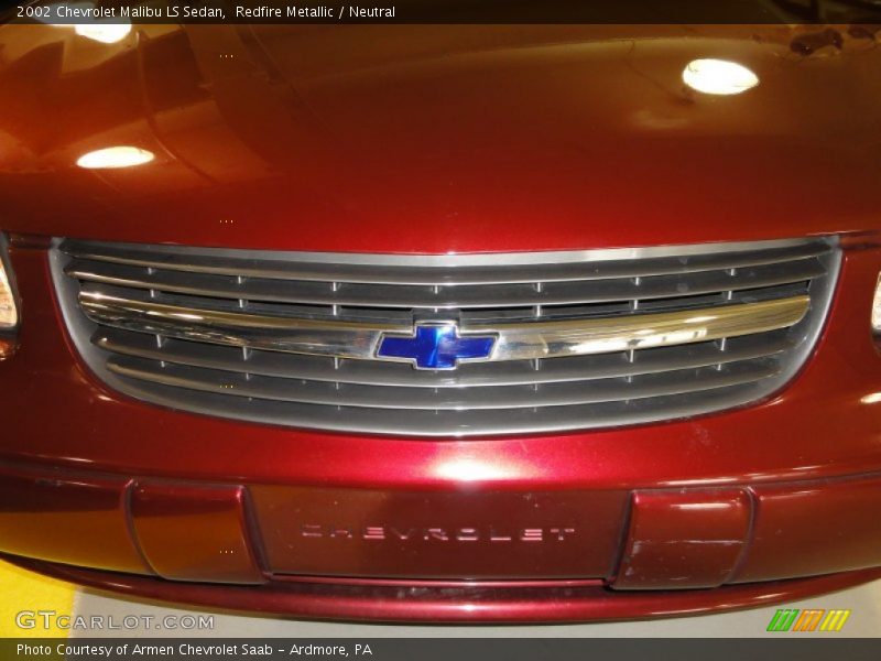 Redfire Metallic / Neutral 2002 Chevrolet Malibu LS Sedan