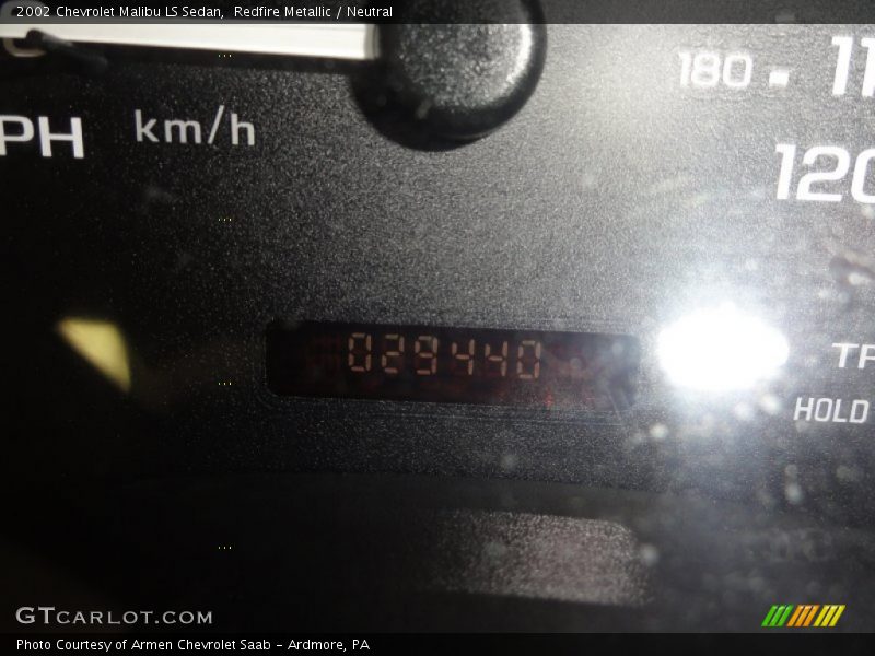 Redfire Metallic / Neutral 2002 Chevrolet Malibu LS Sedan