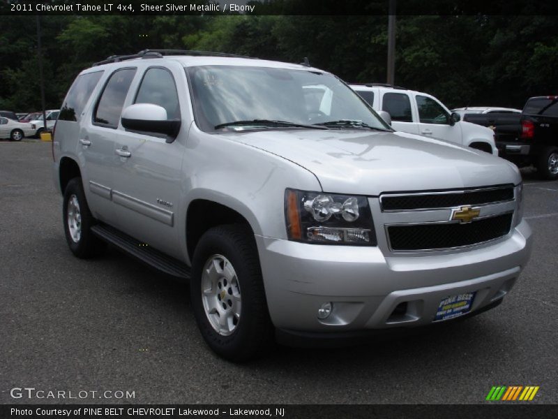 Sheer Silver Metallic / Ebony 2011 Chevrolet Tahoe LT 4x4