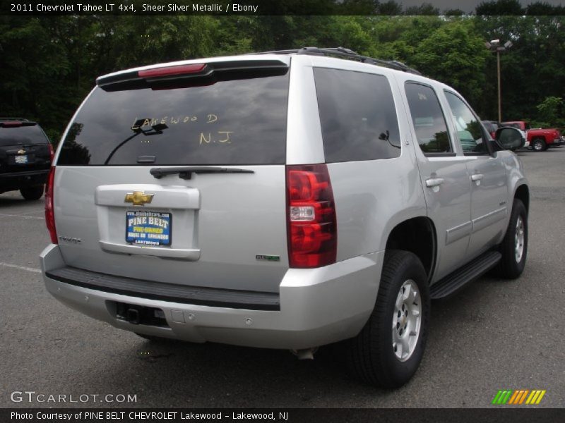 Sheer Silver Metallic / Ebony 2011 Chevrolet Tahoe LT 4x4