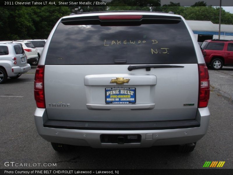 Sheer Silver Metallic / Ebony 2011 Chevrolet Tahoe LT 4x4